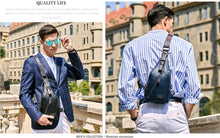Load image into Gallery viewer, Luxury Leather Sling Bag - 5 Colors
