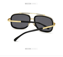 Load image into Gallery viewer, Square Pilot Mirrored Sunglasses
