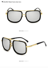 Load image into Gallery viewer, Square Pilot Mirrored Sunglasses
