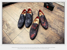Load image into Gallery viewer, Luxury Hand-Painted Leather Italian Loafers - 2 Colors
