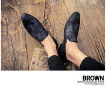 Load image into Gallery viewer, Luxury Hand-Painted Leather Italian Loafers - 2 Colors
