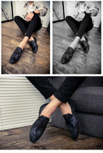 Load image into Gallery viewer, Luxury Hand-Painted Leather Italian Loafers - 2 Colors
