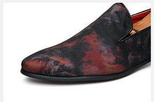 Load image into Gallery viewer, Luxury Hand-Painted Leather Italian Loafers - 2 Colors
