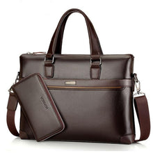 Load image into Gallery viewer, Luxury Leather Business Briefcase &amp; Wallet - 3 Colors
