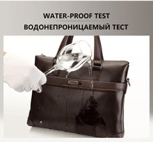 Load image into Gallery viewer, Luxury Leather Business Briefcase &amp; Wallet - 3 Colors
