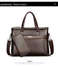 Load image into Gallery viewer, Luxury Leather Business Briefcase &amp; Wallet - 3 Colors
