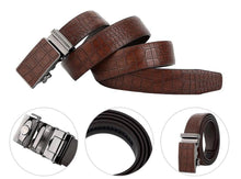 Load image into Gallery viewer, Luxury Crocodile Pattern Leather Belt
