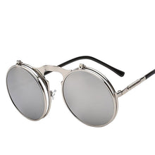 Load image into Gallery viewer, 1842 Vintage Flip Up Round Sunglasses
