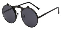 Load image into Gallery viewer, 1842 Vintage Flip Up Round Sunglasses
