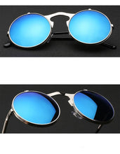 Load image into Gallery viewer, 1842 Vintage Flip Up Round Sunglasses
