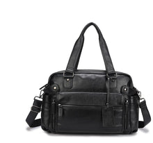 Load image into Gallery viewer, Luxury Leather Multipurpose Business Briefcase/Duffel Bag
