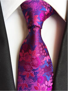 Classic Plaid Silk Neck Tie - 20 Colors