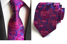 Load image into Gallery viewer, Classic Plaid Silk Neck Tie - 20 Colors
