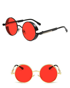 1955 Vintage Round Transparent Sunglasses