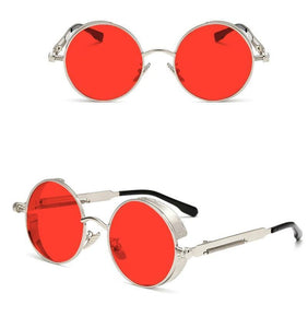1955 Vintage Round Transparent Sunglasses