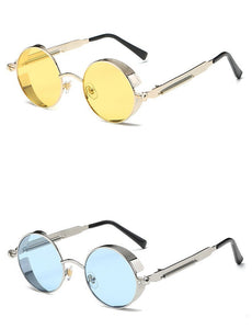 1955 Vintage Round Transparent Sunglasses
