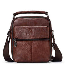 Load image into Gallery viewer, Genuine Raw Leather Messenger Bag

