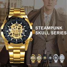 Load image into Gallery viewer, Luxury Skeleton SKULL Mechanical Watch

