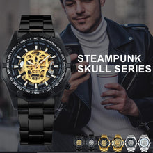 Load image into Gallery viewer, Luxury Skeleton SKULL Mechanical Watch
