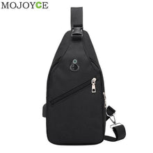 Load image into Gallery viewer, Oxford Crossbody/Sling Bag w/ USB Port
