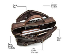Load image into Gallery viewer, Premium Genuine Leather Briefcase - 11 Different Colors
