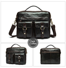 Load image into Gallery viewer, Premium Genuine Leather Briefcase - 11 Different Colors
