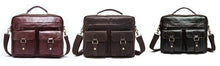 Load image into Gallery viewer, Premium Genuine Leather Briefcase - 11 Different Colors
