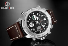 Load image into Gallery viewer, Classic Sports Analog Leather Watch
