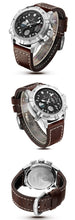 Load image into Gallery viewer, Classic Sports Analog Leather Watch
