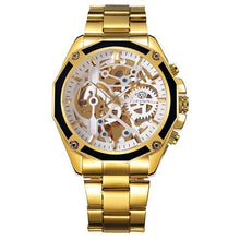 Load image into Gallery viewer, Luxury 3D Bezel Automatic Skeleton Watch
