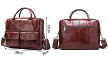 Load image into Gallery viewer, Premium Genuine Leather Briefcase
