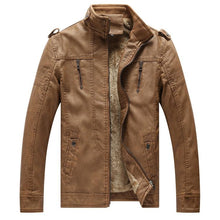 Load image into Gallery viewer, Luxury Fur Lined Leather Jacket
