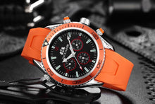Load image into Gallery viewer, Luxury Automatic Bond Chrono Watch - Rubber Strap
