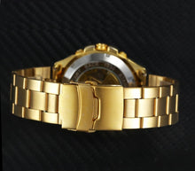 Load image into Gallery viewer, Luxury 3D Bezel Automatic Skeleton Watch
