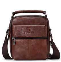 Load image into Gallery viewer, Genuine Raw Leather Messenger Bag
