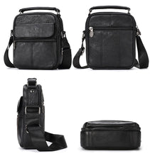Load image into Gallery viewer, Genuine Raw Leather Messenger Bag
