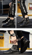 Load image into Gallery viewer, Luxury High Top Leather Sneakers - 3 Colors
