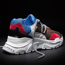 Load image into Gallery viewer, MERCY RX97 Chunky Leather/Mesh Sneakers - Multi
