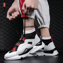 Load image into Gallery viewer, TOXIQUE X &#39;VIBE&#39; High Top Sneakers - SPL White
