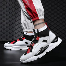 Load image into Gallery viewer, TOXIQUE X &#39;VIBE&#39; High Top Sneakers - SPL White
